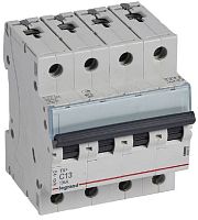 Выключатель автоматический Legrand TX3 6000 4п 13А C 10кА картинка